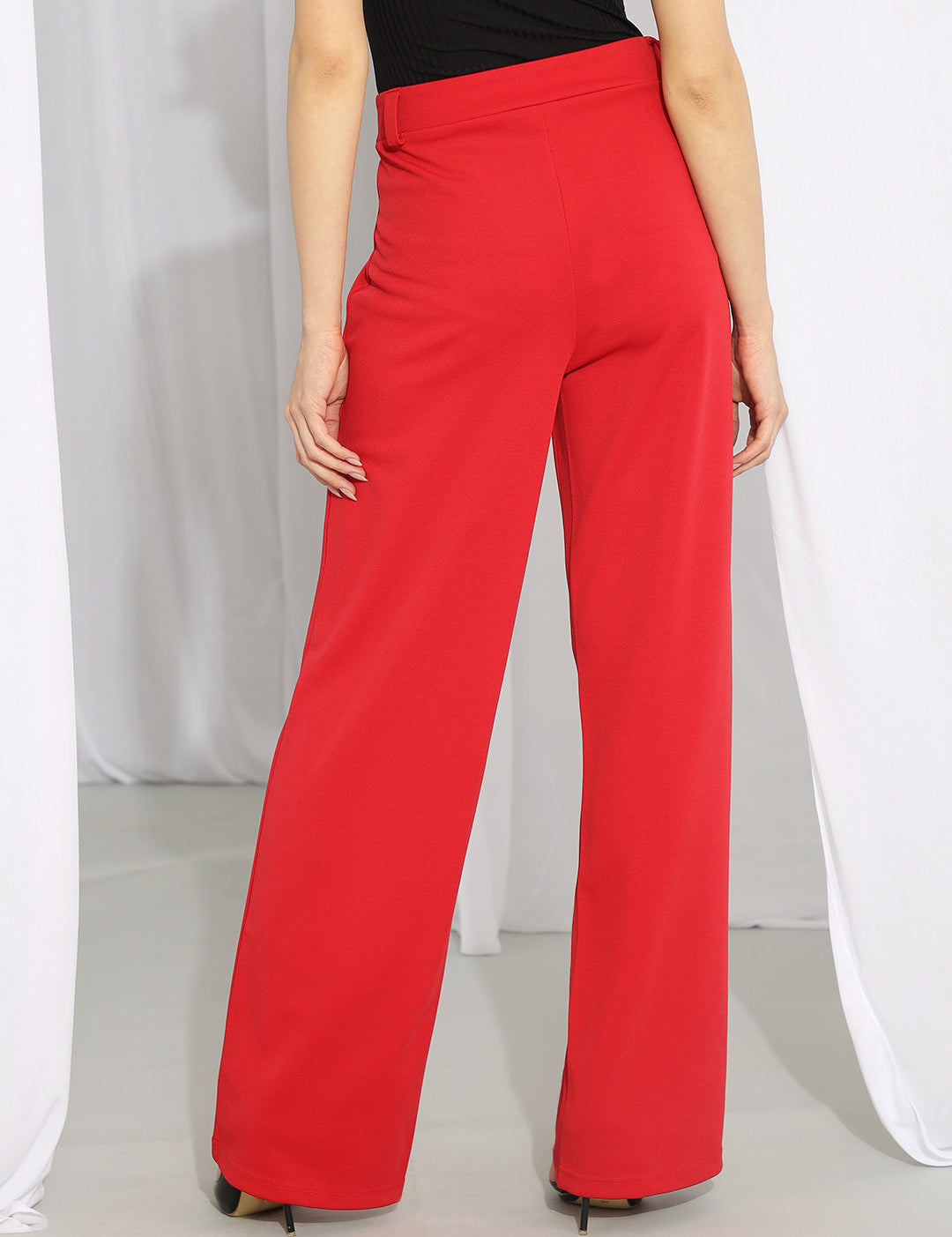 KOTTY Regular Fit Women Red Trousers 
