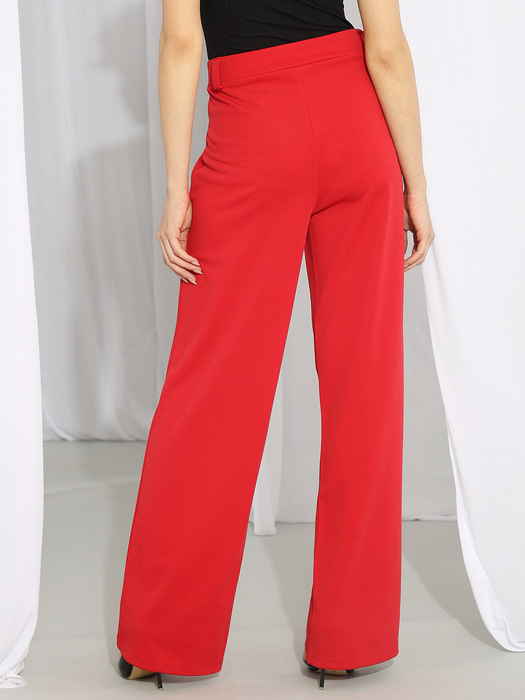 KOTTY Regular Fit Women Red Trousers 