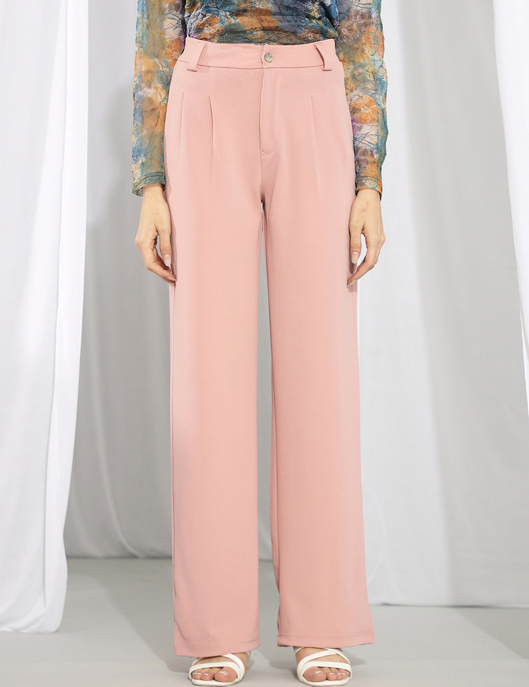 KOTTY Regular Fit Women Pink Trousers 