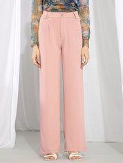 KOTTY Regular Fit Women Pink Trousers 