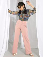 KOTTY Regular Fit Women Pink Trousers 