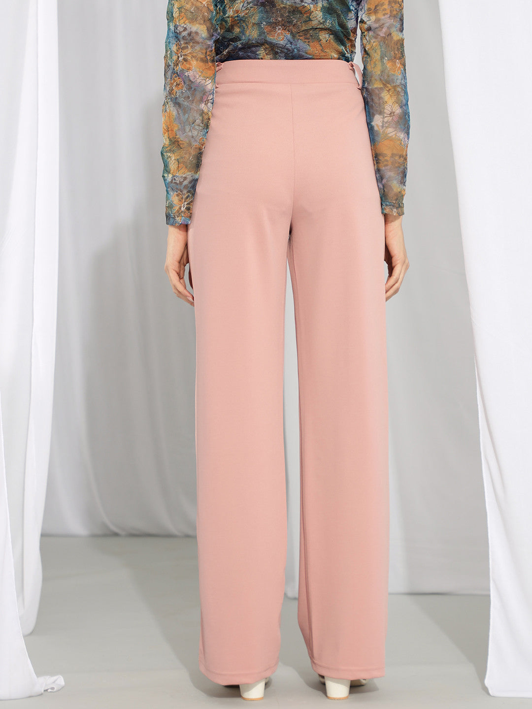 KOTTY Regular Fit Women Pink Trousers 