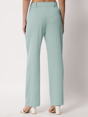 KOTTY Womens Solid Attractive High Rise Pant