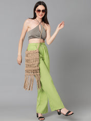 KOTTY Regular Fit Women Green Trousers 