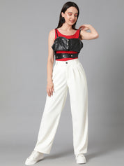 KOTTY Regular Fit Women White Trousers 