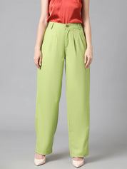 KOTTY Regular Fit Women Green Trousers 