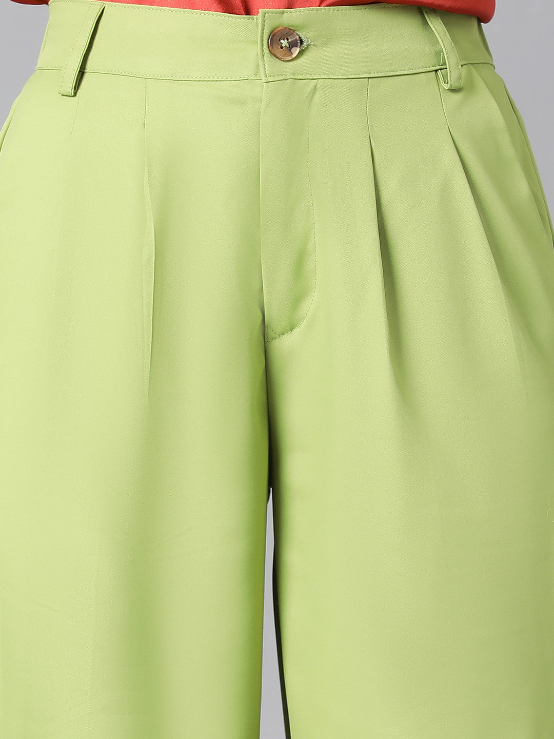 KOTTY Regular Fit Women Green Trousers 