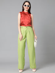KOTTY Regular Fit Women Green Trousers 