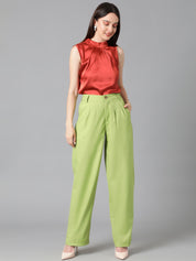 KOTTY Regular Fit Women Green Trousers 