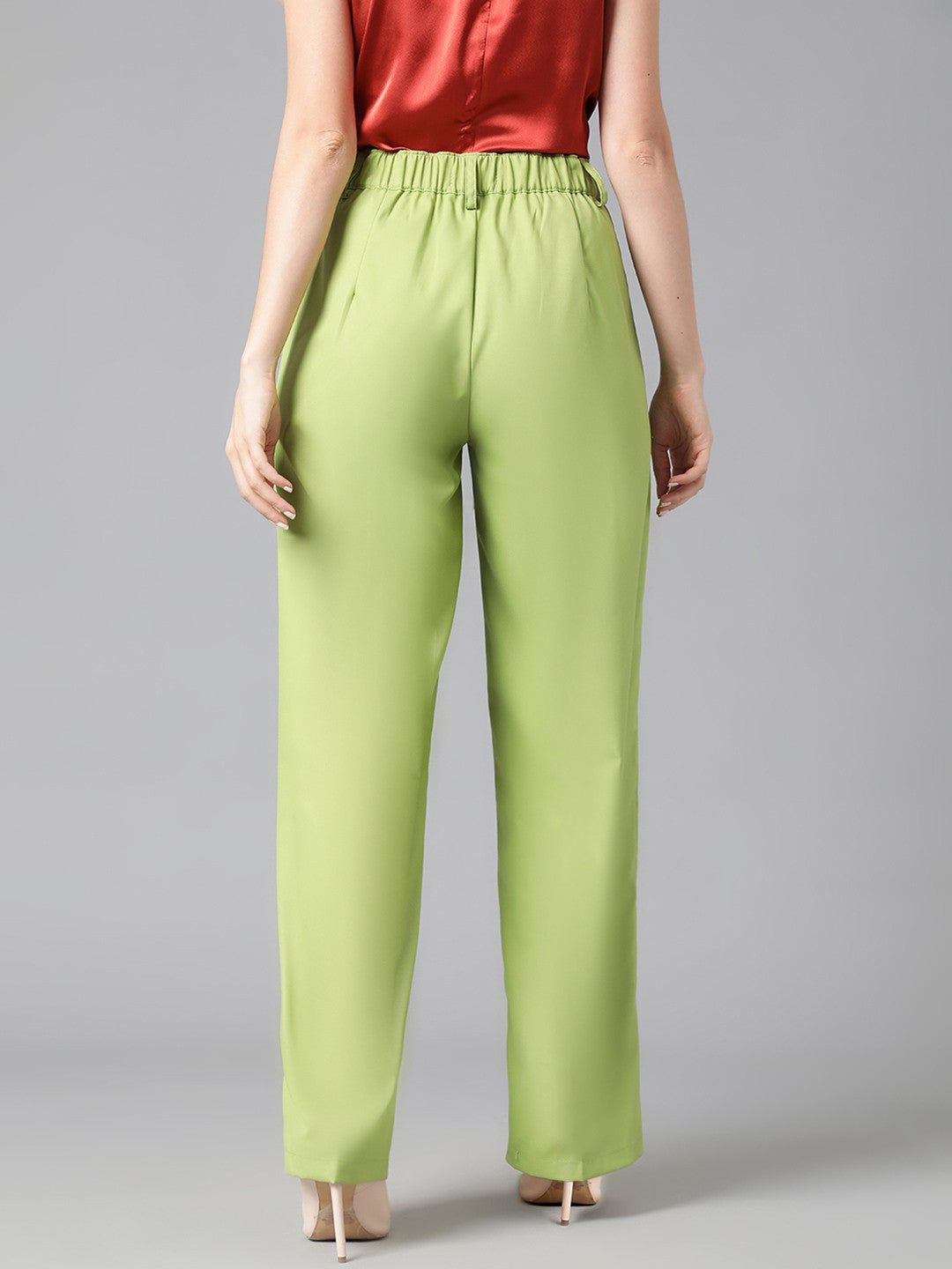 KOTTY Regular Fit Women Green Trousers 