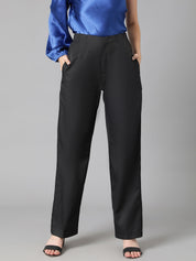 KOTTY Womens Solid Attractive High Rise Pant