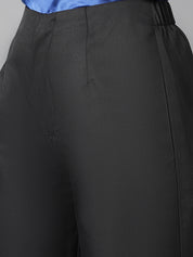 KOTTY Womens Solid Attractive High Rise Pant