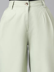 KOTTY Regular Fit Women Light Green Trousers 