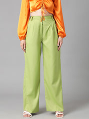 KOTTY Regular Fit Women Green Trousers 