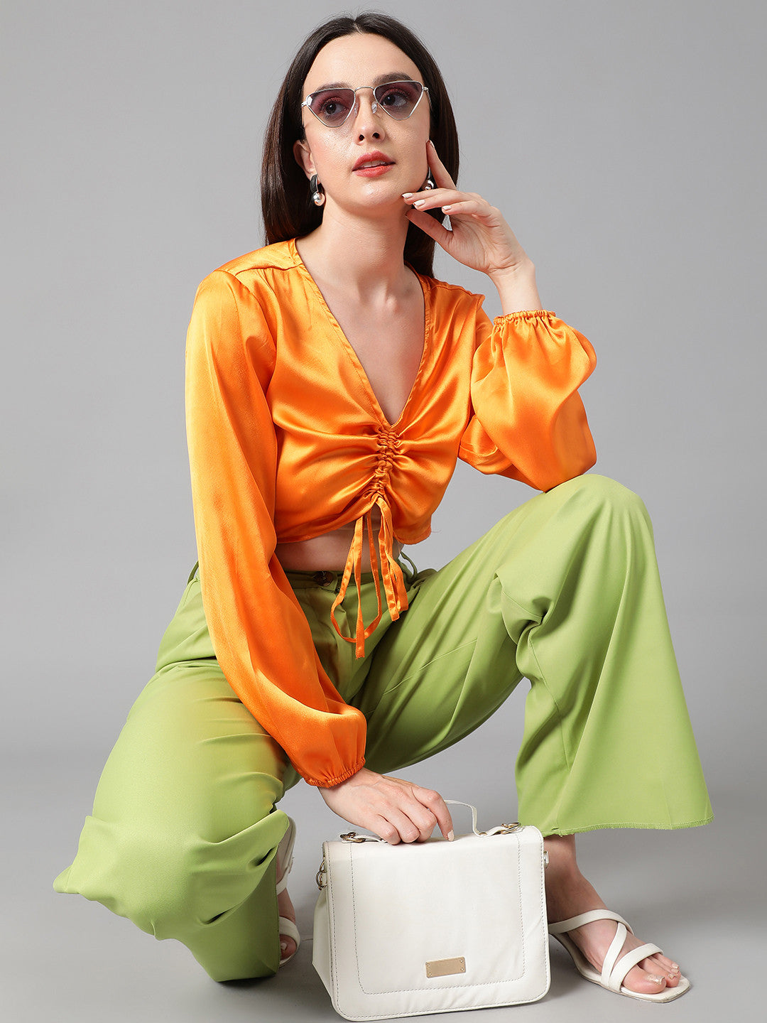 KOTTY Regular Fit Women Green Trousers 