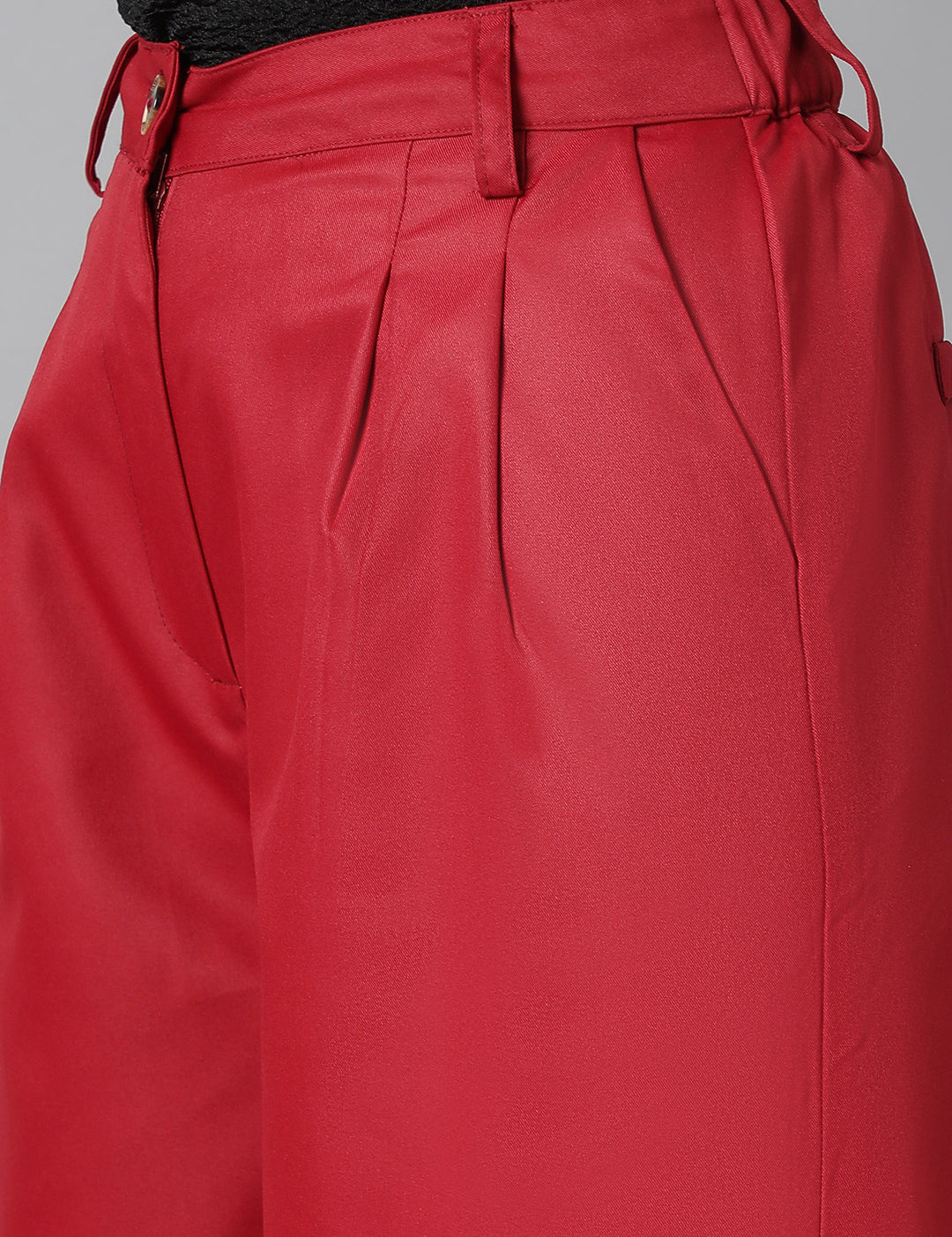 KOTTY Regular Fit Women Maroon Trousers 