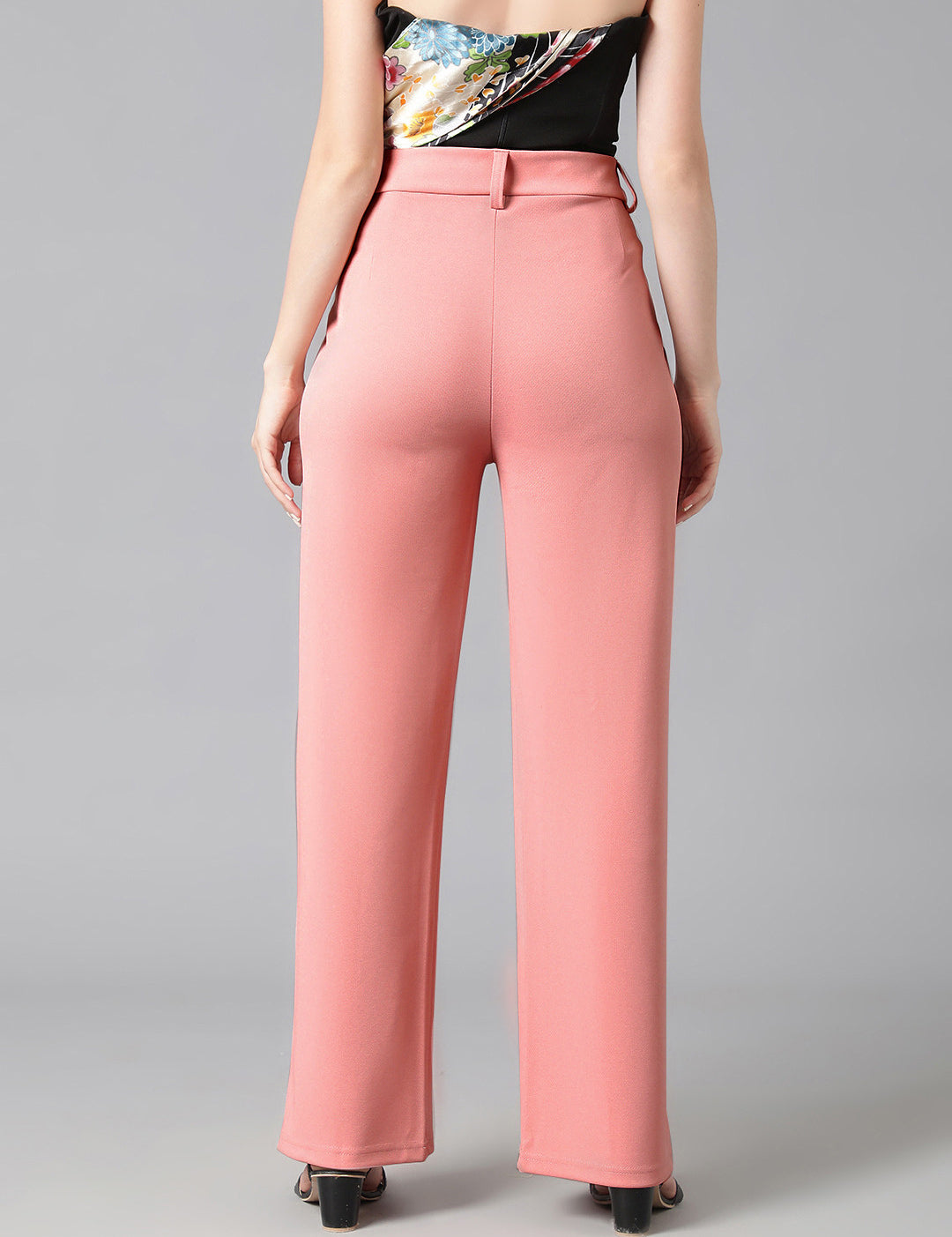 KOTTY Regular Fit Women Pink Trousers 