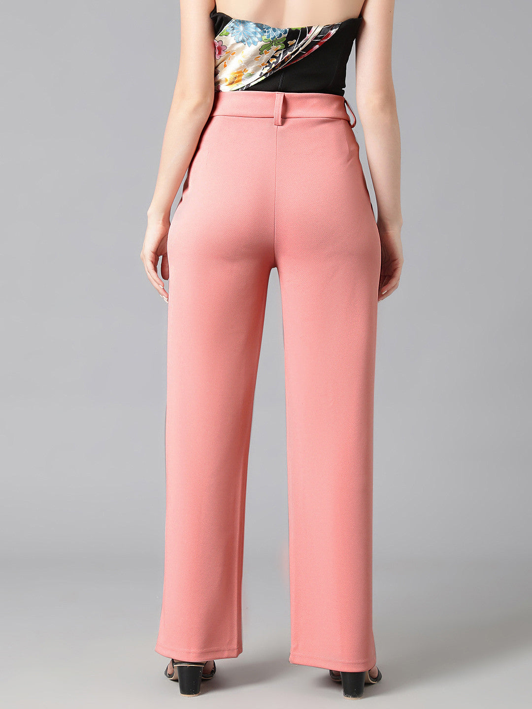 KOTTY Regular Fit Women Pink Trousers 