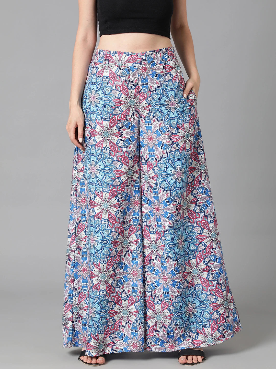KOTTY Regular Fit Women Multicolor Trousers 