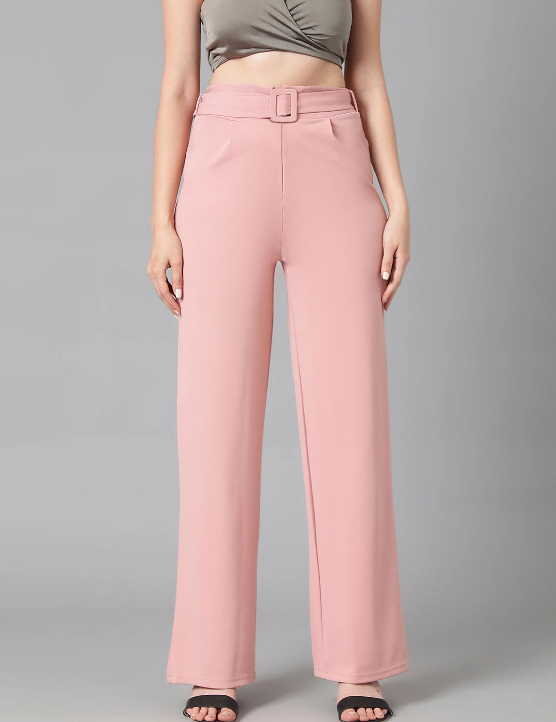 KOTTY Regular Fit Women Pink Trousers 