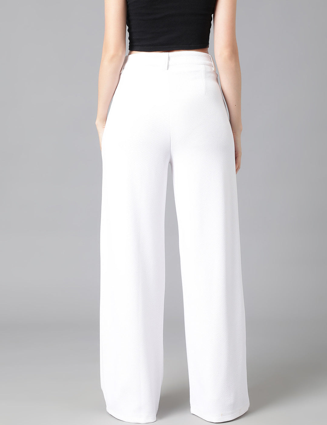 KOTTY Womens Solid Attractive High Rise Pant