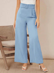 KOTTY Regular Fit Women Light Blue Trousers 