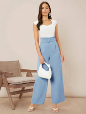 KOTTY Regular Fit Women Light Blue Trousers 