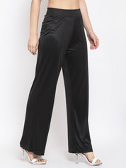 KOTTY Womens Solid Attractive High Rise Pant