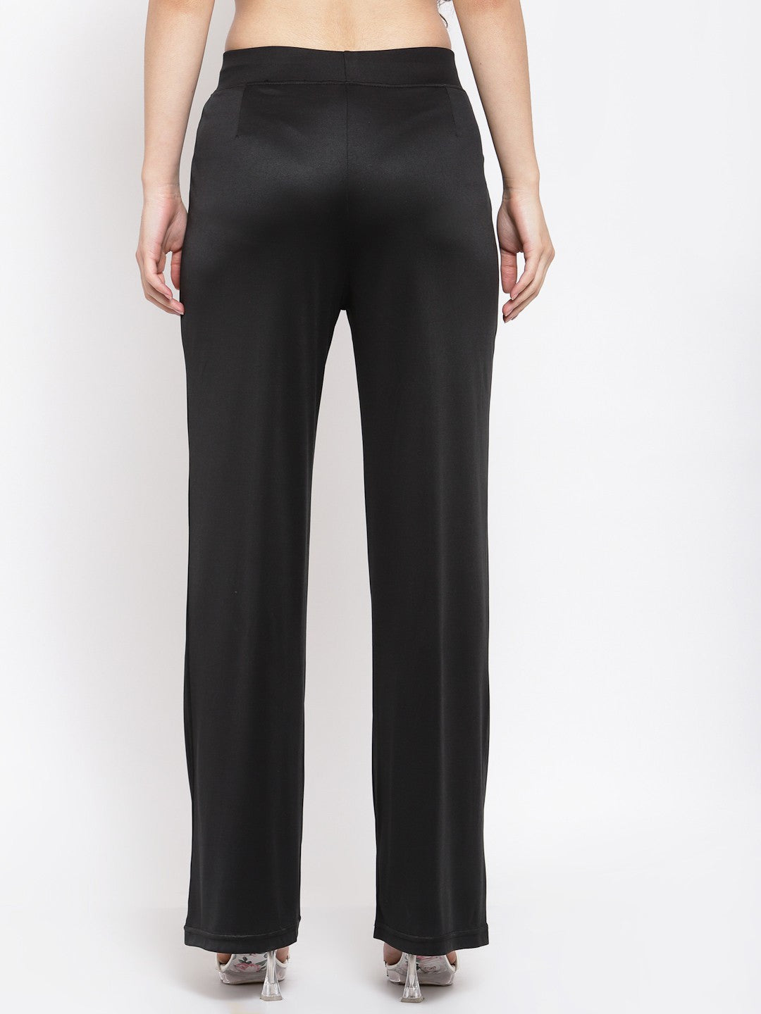 KOTTY Womens Solid Attractive High Rise Pant