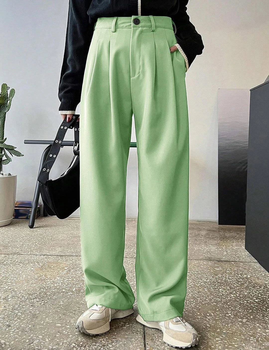 KOTTY Regular Fit Women Light Green Trousers 