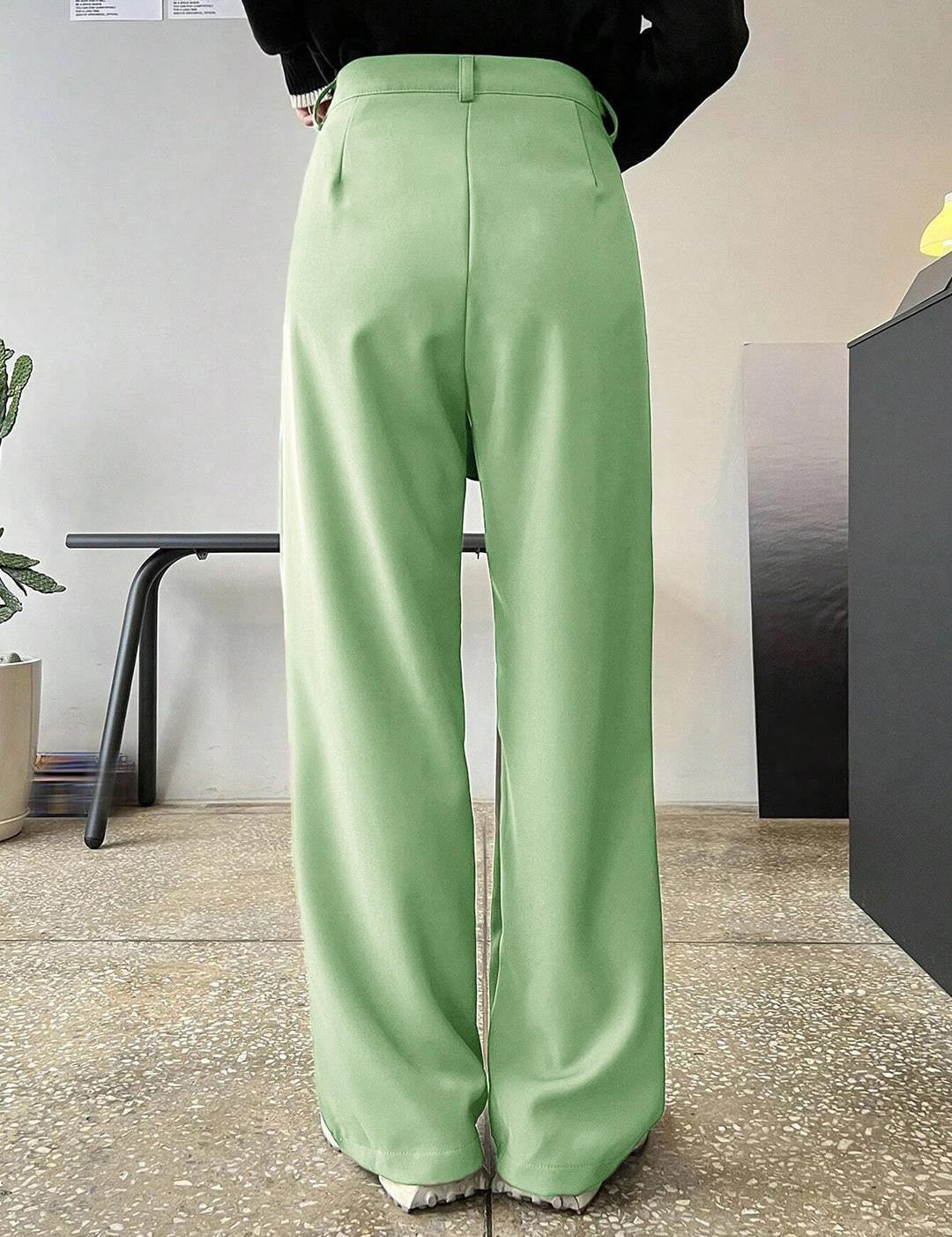 KOTTY Regular Fit Women Light Green Trousers 