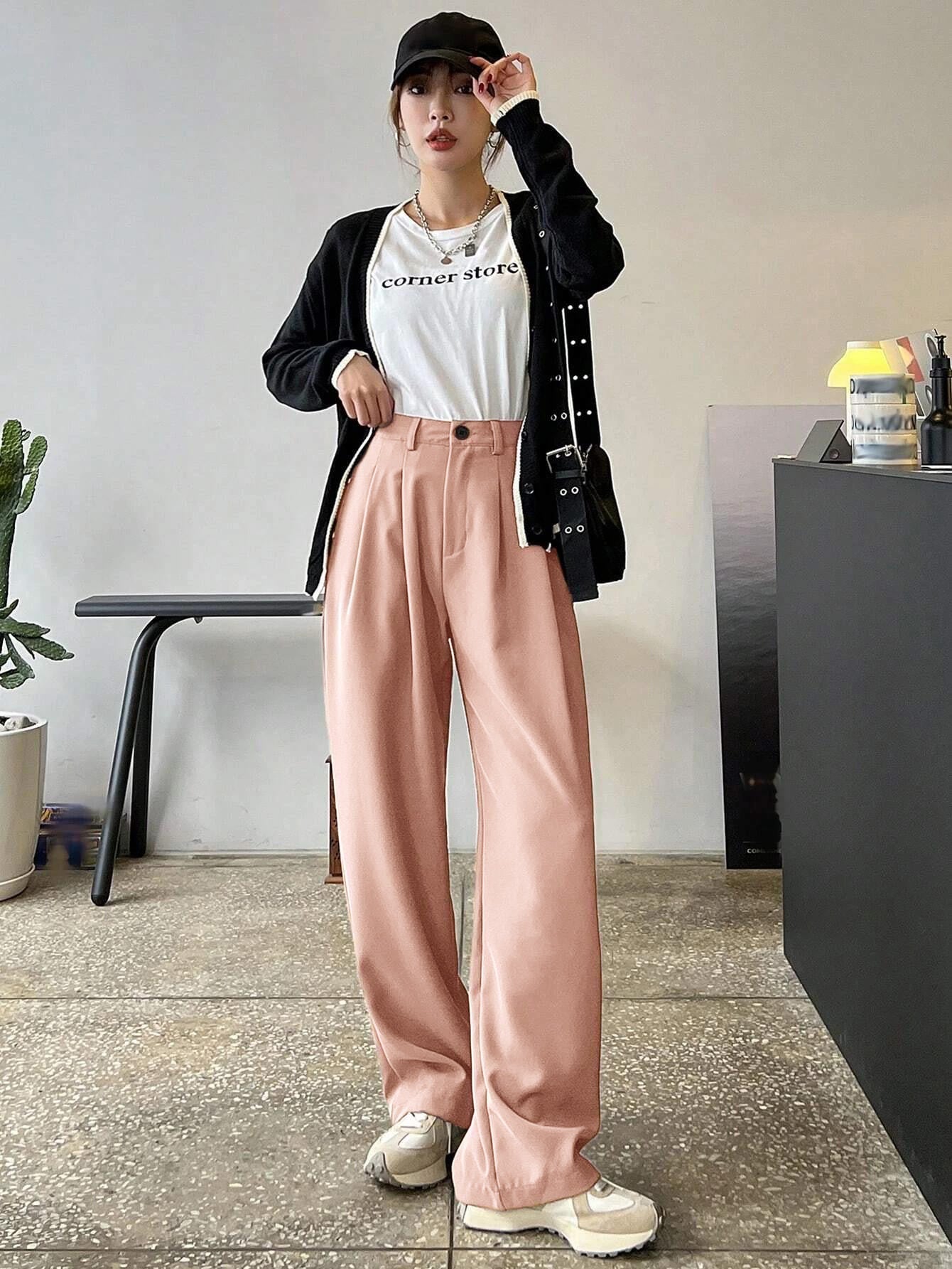 KOTTY Regular Fit Women Pink Trousers 