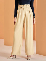 KOTTY Regular Fit Women Beige Trousers 