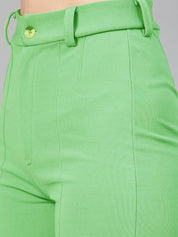 KOTTY Regular Fit Women Light Green Trousers 