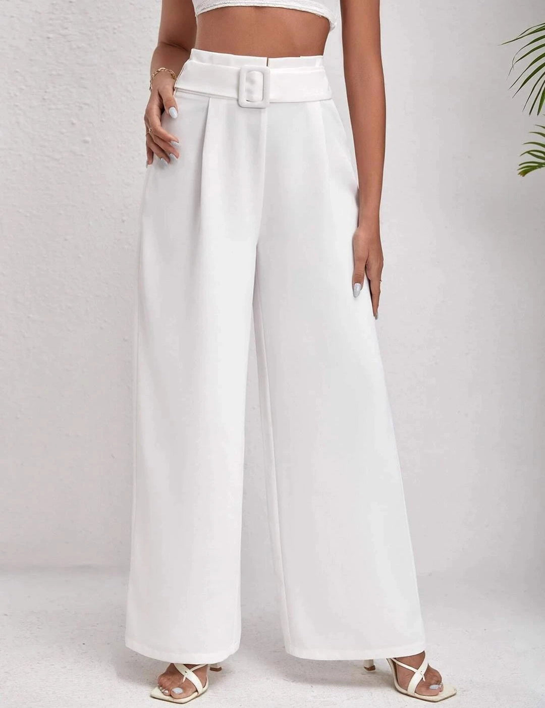KOTTY Regular Fit Women White Trousers 