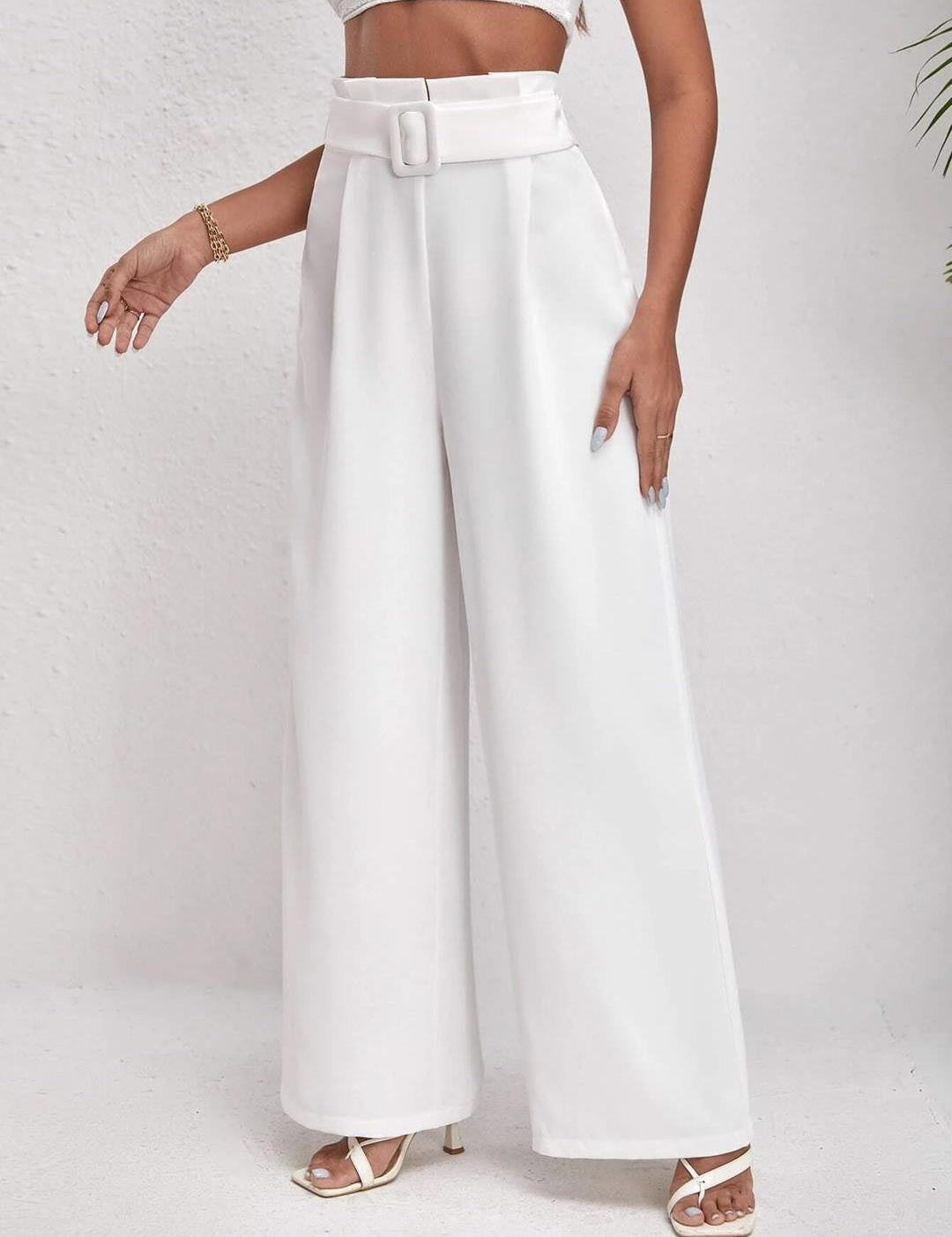 KOTTY Regular Fit Women White Trousers 