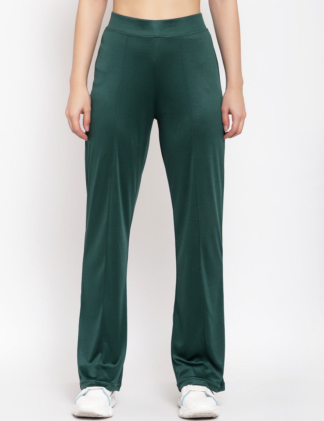KOTTY Womens Solid Attractive High Rise Pant