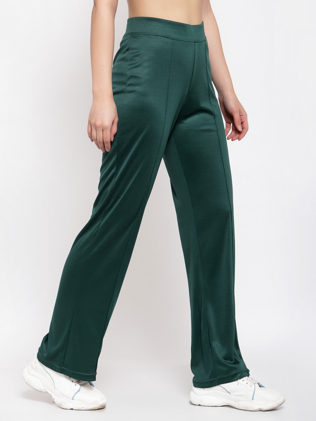 KOTTY Womens Solid Attractive High Rise Pant