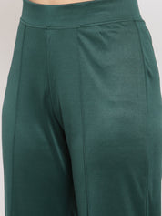 KOTTY Womens Solid Attractive High Rise Pant