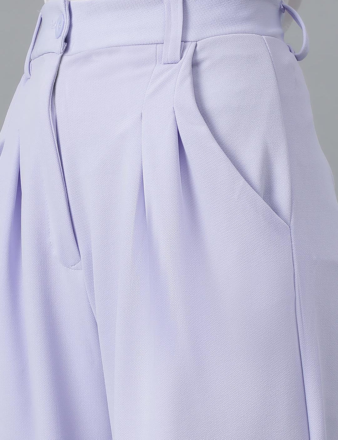 KOTTY Regular Fit Women Purple Trousers 