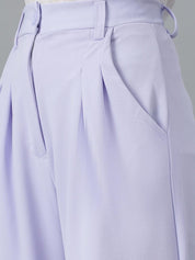 KOTTY Regular Fit Women Purple Trousers 