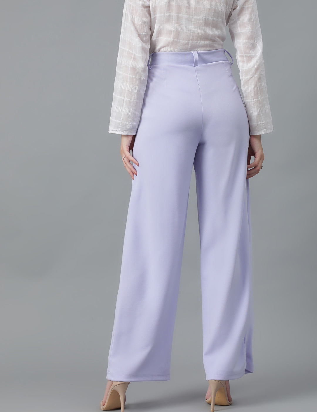 KOTTY Regular Fit Women Purple Trousers 