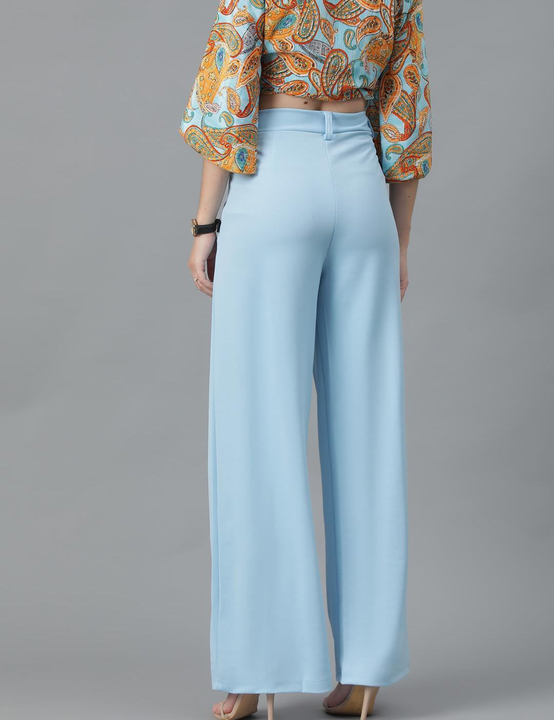 KOTTY Regular Fit Women Blue Trousers 