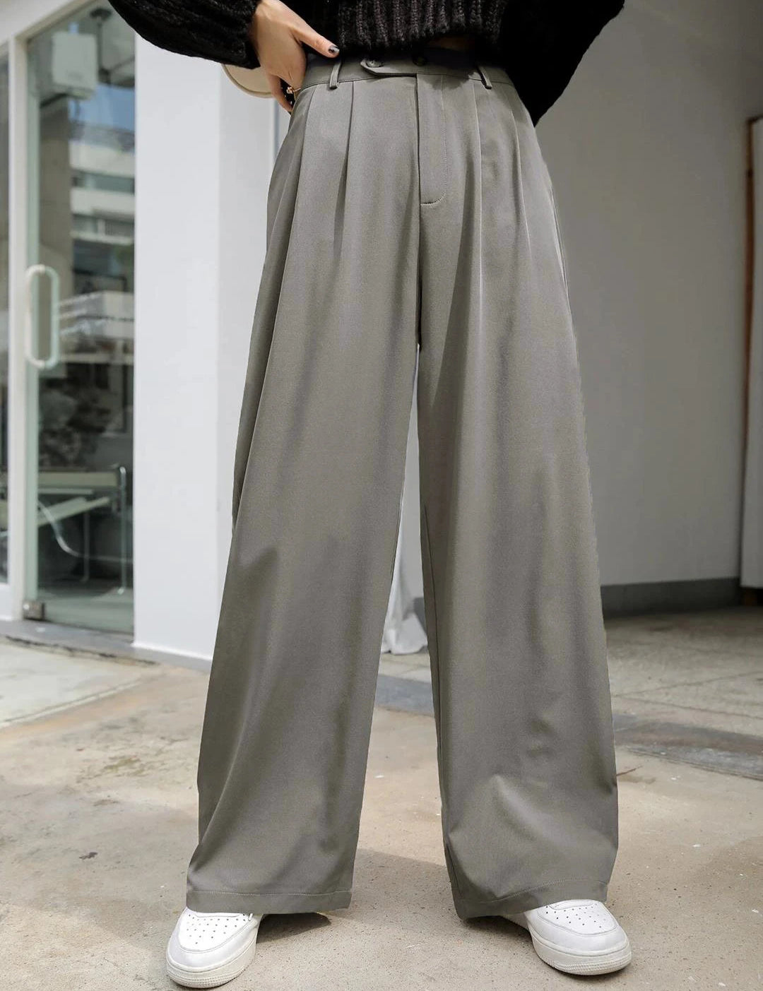 KOTTY Regular Fit Women Grey Trousers 