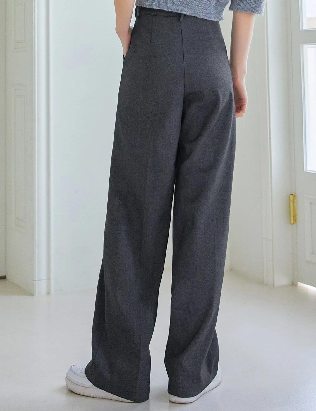 KOTTY Womens Solid Attractive High Rise Pant