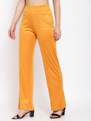 KOTTY Womens Solid Attractive High Rise Pant