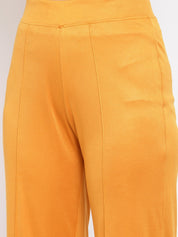 KOTTY Womens Solid Attractive High Rise Pant