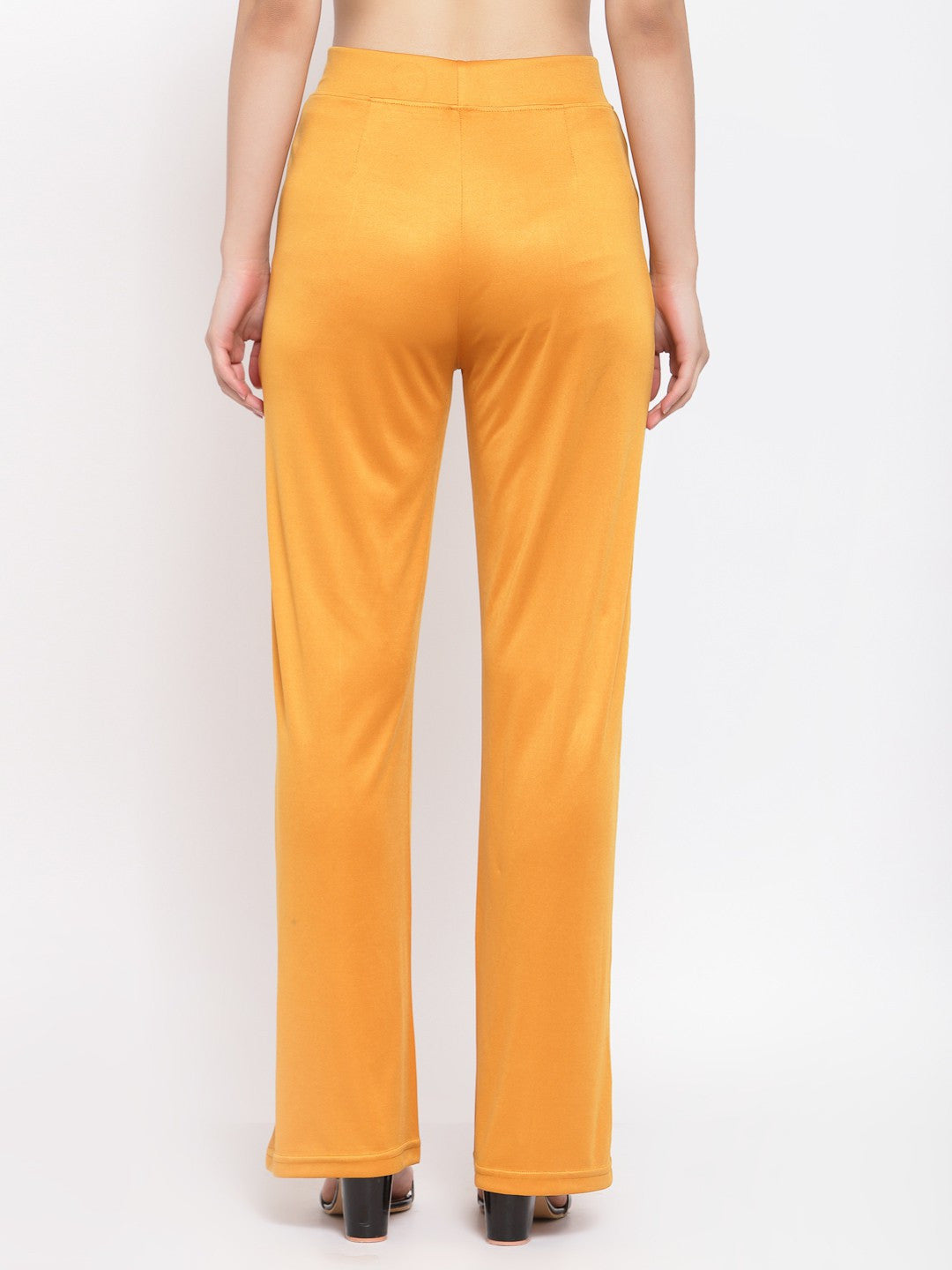 KOTTY Womens Solid Attractive High Rise Pant
