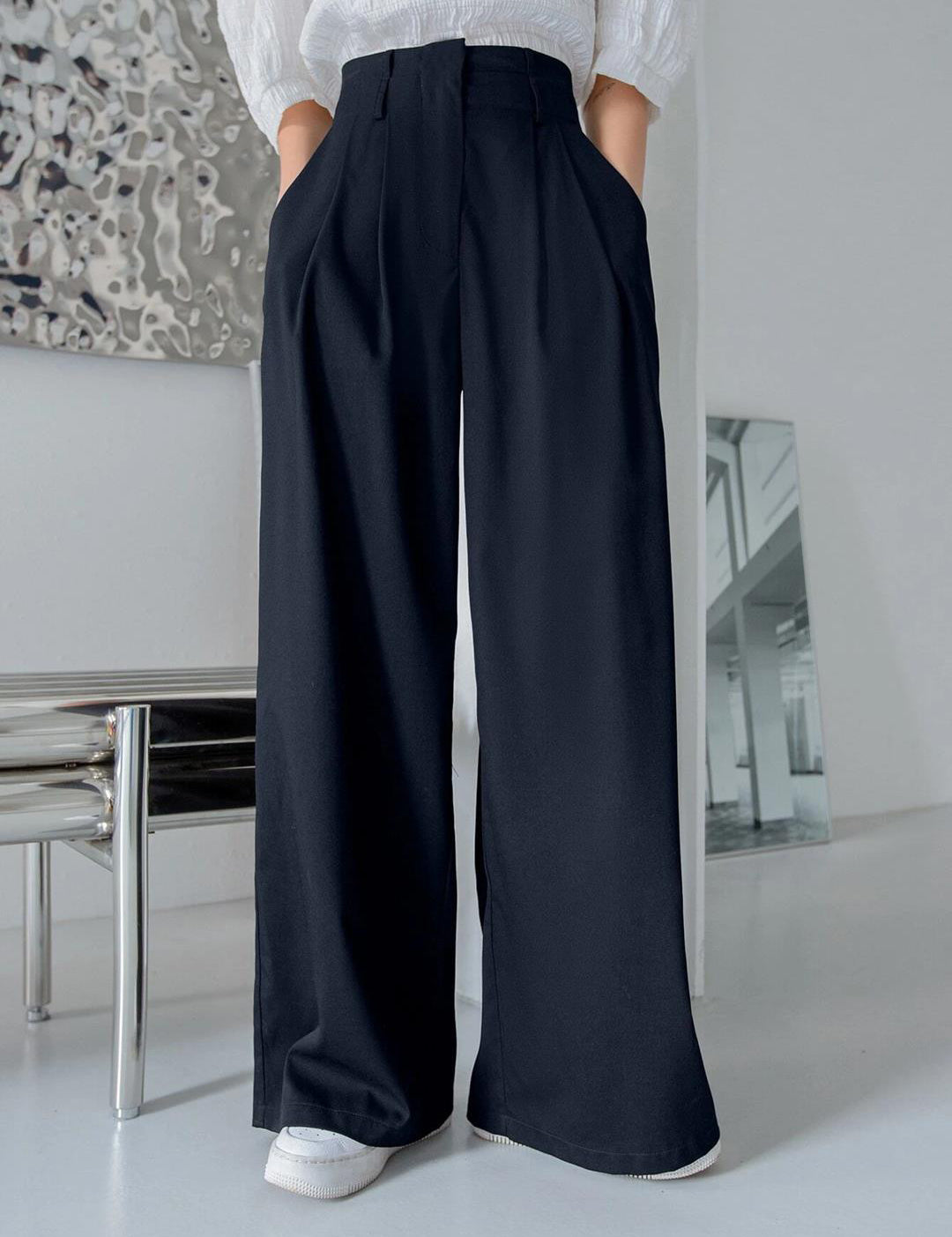 KOTTY Womens Solid Attractive High Rise Pant