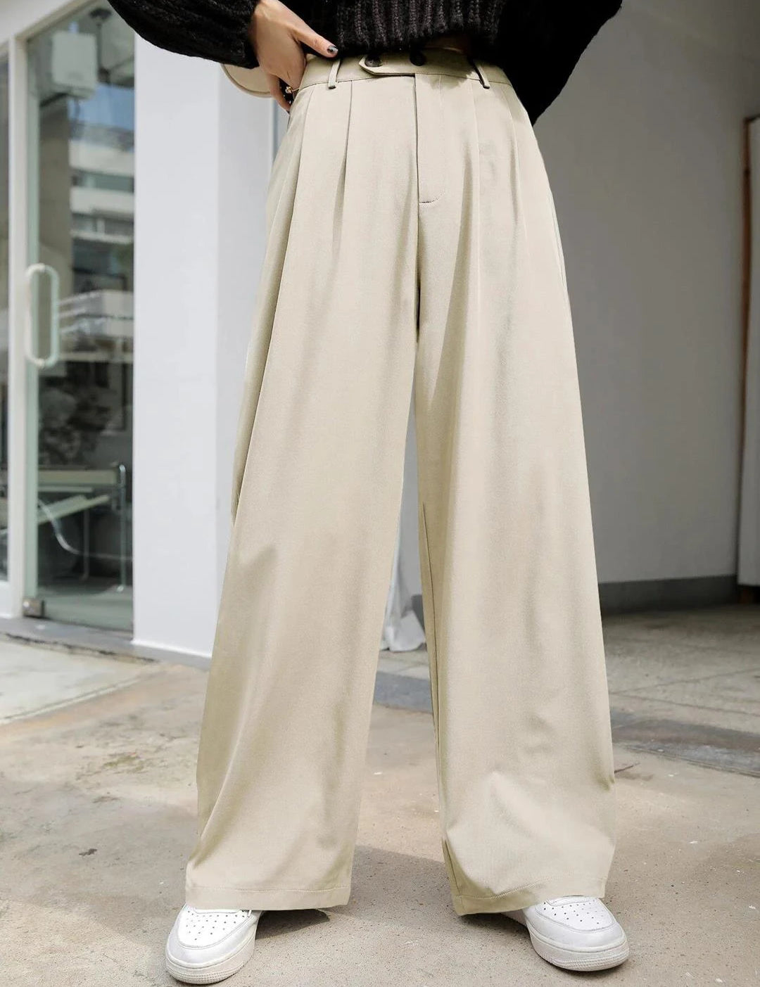 KOTTY Regular Fit Women Beige Trousers 